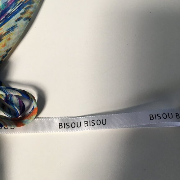 Bisou Bisou Sleeveless Multicolor Lined Overlay Dress Size 4 - Picture 7 of 10